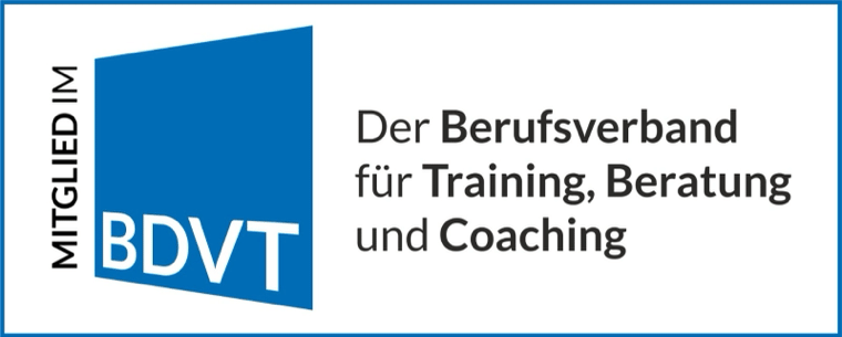 Mitglied im BDVT – Berufsverband für Training, Beratung und Coaching