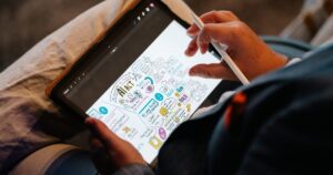 Graphic Recording online: digitales Recording entsteht in Procreate auf dem iPad